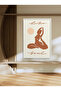 Single Framed Woman Yoga Painting Modern Poster Painting Tk/421