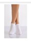 SHOE COUNTRY 5 PIECES Economical Unisex Non-Squeezing High-Rise White Booties Socks - 4