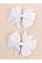 Children Youth Grosgrain Satin Bow Buckle Pencil 2 Pack - 3