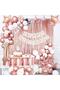 Rose Gold King with Crown, 76cm Rose Gold Age Birthday Party Set Birthday Ornament - 2