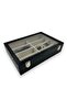 Richbox 8-Piece Glasses Box Black Patent Leather - 2