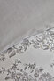 Cara Cotton Satin Double Duvet Cover Set Gray - 8