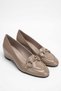 Women's Genuine Leather Mink Patent Leather Classic Shoes - 2