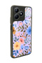 Oppo Realme C53 Glossy Phone Case with Flower Garden Design - 2