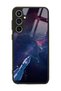 Samsung S23 Fe Space Rocket Design Glossy Phone Case