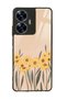 Oppo Realme C55 Glossy Phone Case with Watercolor SunFlower Design