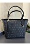 ARM.349.S.1 Armine Special Color Konbin Leather Handbag Designed as a Hand and Arm Bag - 5