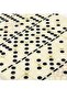 Ivory Ceramic Large Size Domino Set with Bag 5.8 X 3.5 Cm - 3