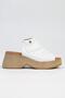 ®| PC-7211- 3807 White-Women's Heeled Slippers