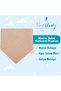 Muslin Baby Scarf Bib – Latte – Baby Bib Drool Diaper Mouth Wipe Bandana 30x30cm - 3