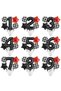 Lightning Mcqueen Balloon Set with Black Figure Balloons Cars (CARS) Transparent Balloon with Confetti - 8