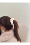 Women's 2 Pieces Xl Large Size Plush Furry Elegant Winter Elastic Bagel Buckle - 2