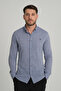 Men's Washed Linen Basic Shirt Slim Fit 2198 - 2