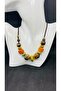 Handmade Design Ceramic Bead Women's Necklace - 2