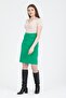 Women's Grass Green Stamped Bell Skirt - 3