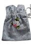 RIBBON EMBROIDERED VELVET Rosary Pouch - 2