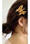 2-Piece Gold Color Moving Metal Butterfly Buckle - 3