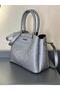 ARM.342.PLT Armine Special Color Konbin Leather Handbag Designed as a Hand and Arm Bag - 3