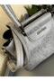 ARM.342.PLT Armine Special Color Konbin Leather Handbag Designed as a Hand and Arm Bag - 5