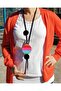 Colorful Design Necklace Std (1 Pc) - 4
