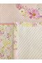 Flower Wreath Patterned Baby and Kids Printed Single Pique Set 160x230 - 3