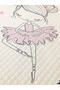 Ballerina Girl Patterned Baby and Kids Printed Single Pique Set 160 X 220 cm White - 2
