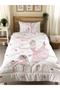 Ballerina Girl Patterned Quilted Stitched Quilt