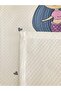 Mermaid Patterned Baby and Kids Printed Single Pique Set 160 X 220 cm White - 3