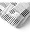 White Single Modern Patterned Elastic Sheet Set - 2