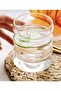 Heat Resistant Borosilicate Glass Strip Shaped Cup| Coffee and Presentation Glass 2 Pieces - 2