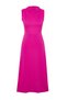 Pink Cowl Neck Cut-Hem Detail Midi Woven Dress TWOSS24EL00390 - 7