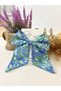 Womens Blue Green Automatic Bow Buckle, Handmade Buckle, Adult Teenage Girl Clip Buckle, Womens Buckle - 5