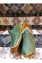 Yemeni (Sandal), Ottoman Yemeni World, Leather Yemeni, Green Color - 2
