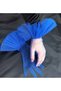 Yasmin long ruffled gauze gloves Cobalt blue - 3