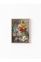 Flower Bouquet in Vase - Wooden Frame
