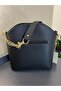 ARM.102.SY.P Armine Special Color Conbin Leather Handbag Designed as a Hand and Arm Bag - 4
