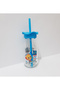 Milk Bottle with Straw Milk Meye Juice Bottle for Kids 250ml Cartoon Pattern Bottle - 3
