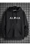 Alpha Printed Oversize Sweatshirt