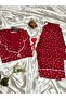 ELEGANT Cotton Woven Linen Fabric Heart Pajamas Set - 2