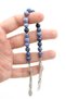 Genuine Natural Dumortierite Stone Zaza Rosary - 4