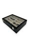 Richbox 8-Piece Glasses Box Black Patent Leather - 3
