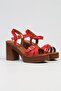 ®| PC-7236 - 3807 Red-Women's Heeled Shoes - 2