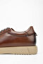Men's Genuine Leather Brown Casual Shoes - 5