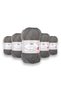 Lavita Baby Hand Knitted Thread, Pack of 5, Taka Yarn (Smoked GRAY-6002)