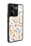 Glossy Phone Case for Camon 20 4g White Bindanlı Design - 2
