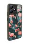 Oppo Realme C53 Flamingo Leaf Design Glossy Phone Case - 2