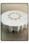Round Fiskos Velvet Tablecloth - 2