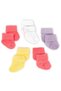 5 Pack Bamboo Newborn Baby Socks I Colorful I Baby Girl Boy Socks - 3
