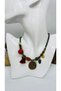 Handmade Ethnic Authentic Brass Apparatus Natural Stone Women's Necklace - 2