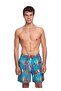 Petrol-Mercan S.626 Micro Medium Patterned Shorts